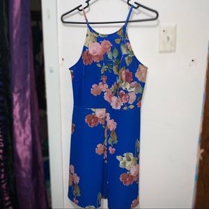 Blue Floral Dress